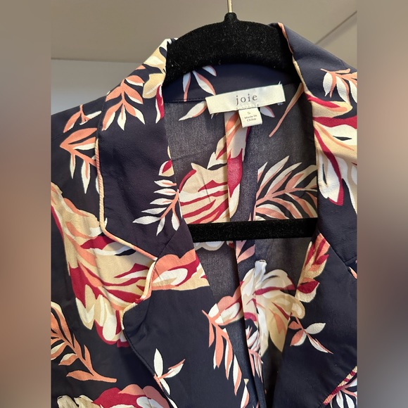 Joie Desmonda camp shirt and matching pant set size small - Picture 8 of 15